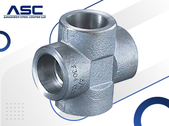ASTM A182 SS 347 Forged Socket Weld Cross